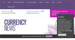Desktop Screenshot of currency-news.com